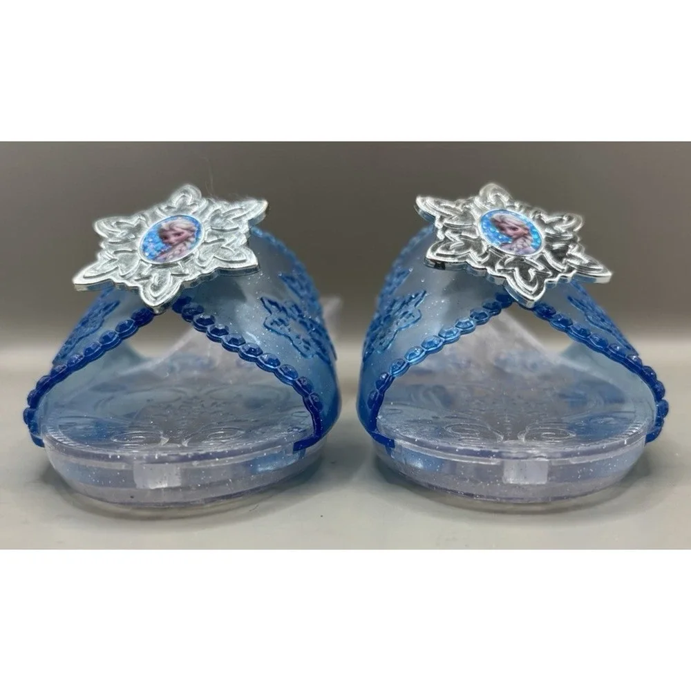 Disney‎ Frozen Elsa Dress-Up Tiara and Shoes 3-6 years Blue Costume Halloween